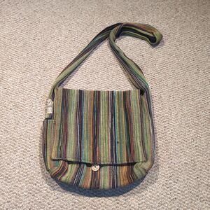 Ganesh Himal Crossbody Bag Tote Muticolor Festival Hippie Boho Fair Trade